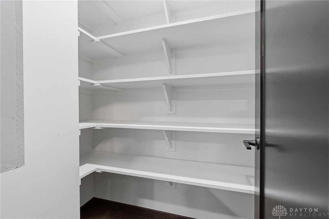 3509 South State Rte 72 Sabina, OH 45169 - Photo 17 of 44 This spacious pantry provides ample storage with built-in shelving, ready to organize culinary essentials.