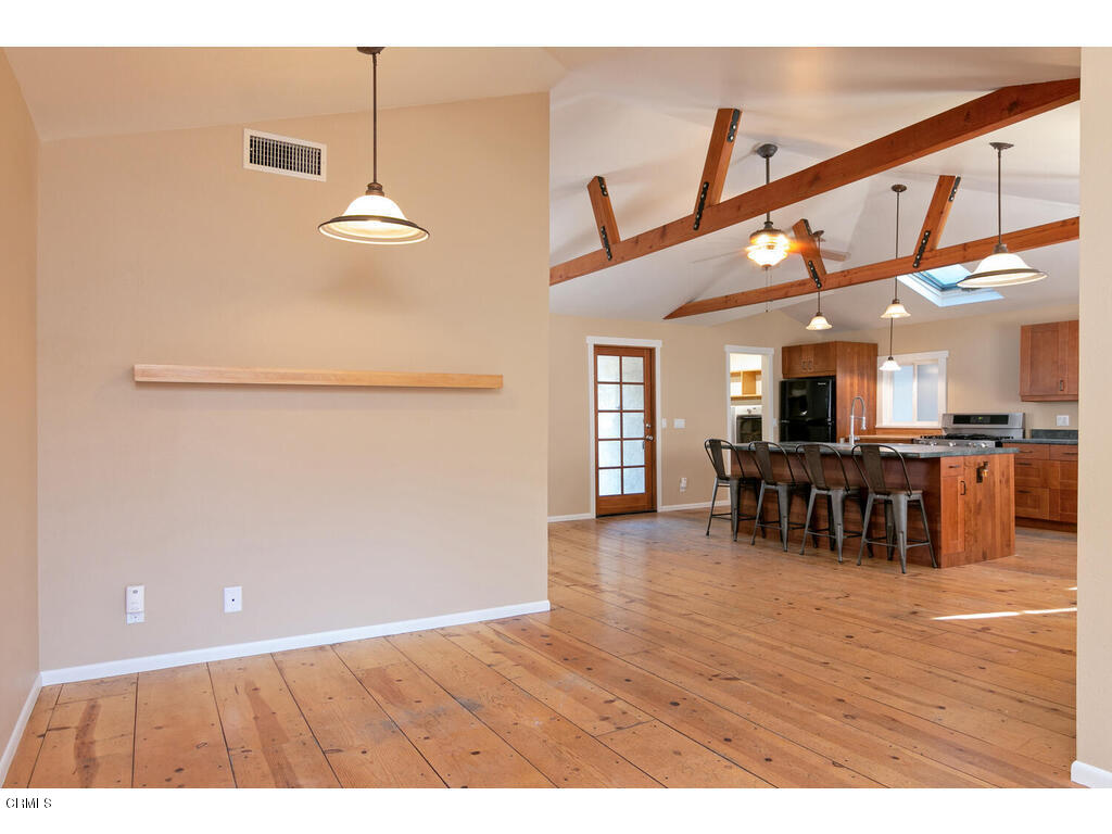 564 Burnham Road Oak View, CA 93022 - Photo 11 of 37 a view of dining room with furniture and a kitchen view