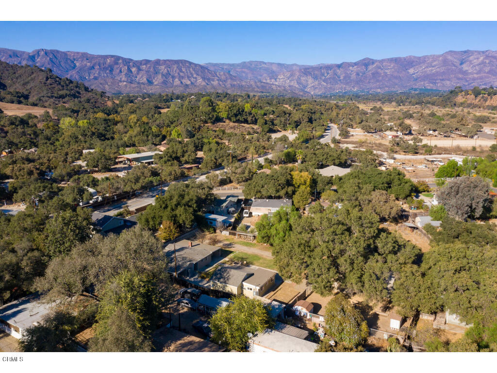 564 Burnham Road Oak View, CA 93022 - Photo 34 of 37 a view of a city with mountains in the background