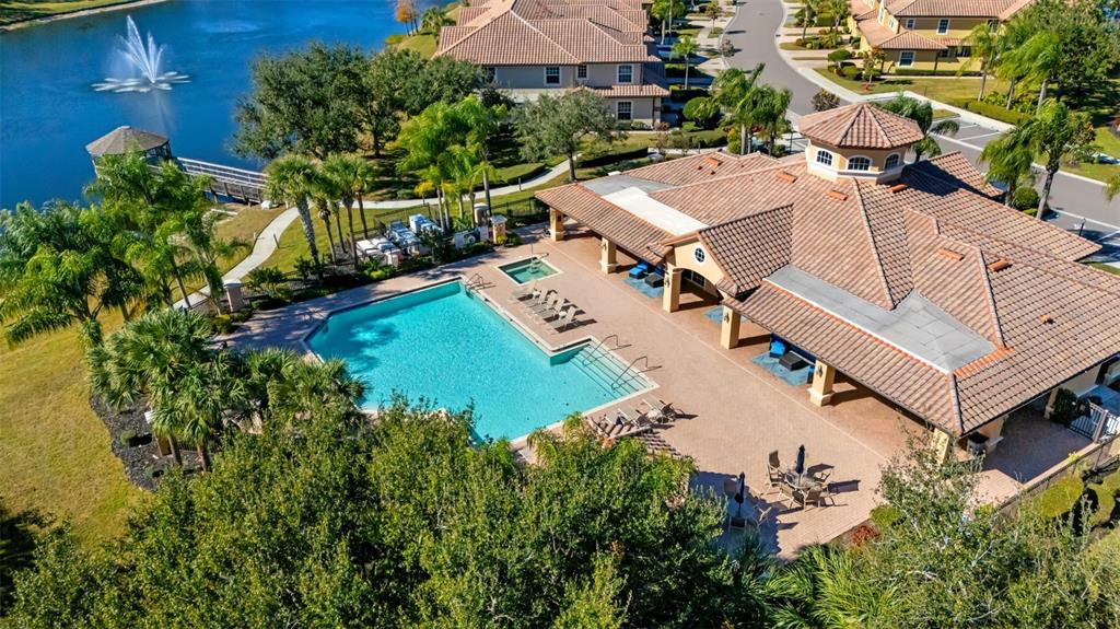 8141 Miramar Way, Unit 8141 Lakewood Ranch, FL 34202 - Photo 26 of 26 an aerial view of a house with a garden