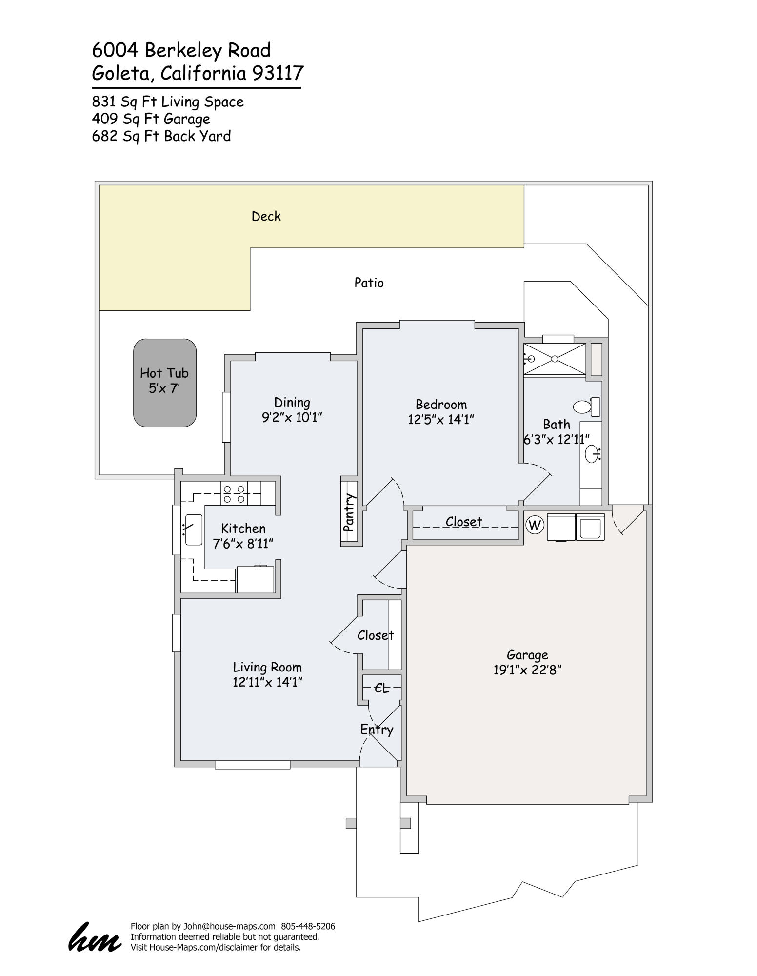 6004 Berkeley Road Goleta, CA 93117 - Photo 2 of 20 6004 Berkeley Floor Planloorplan-W