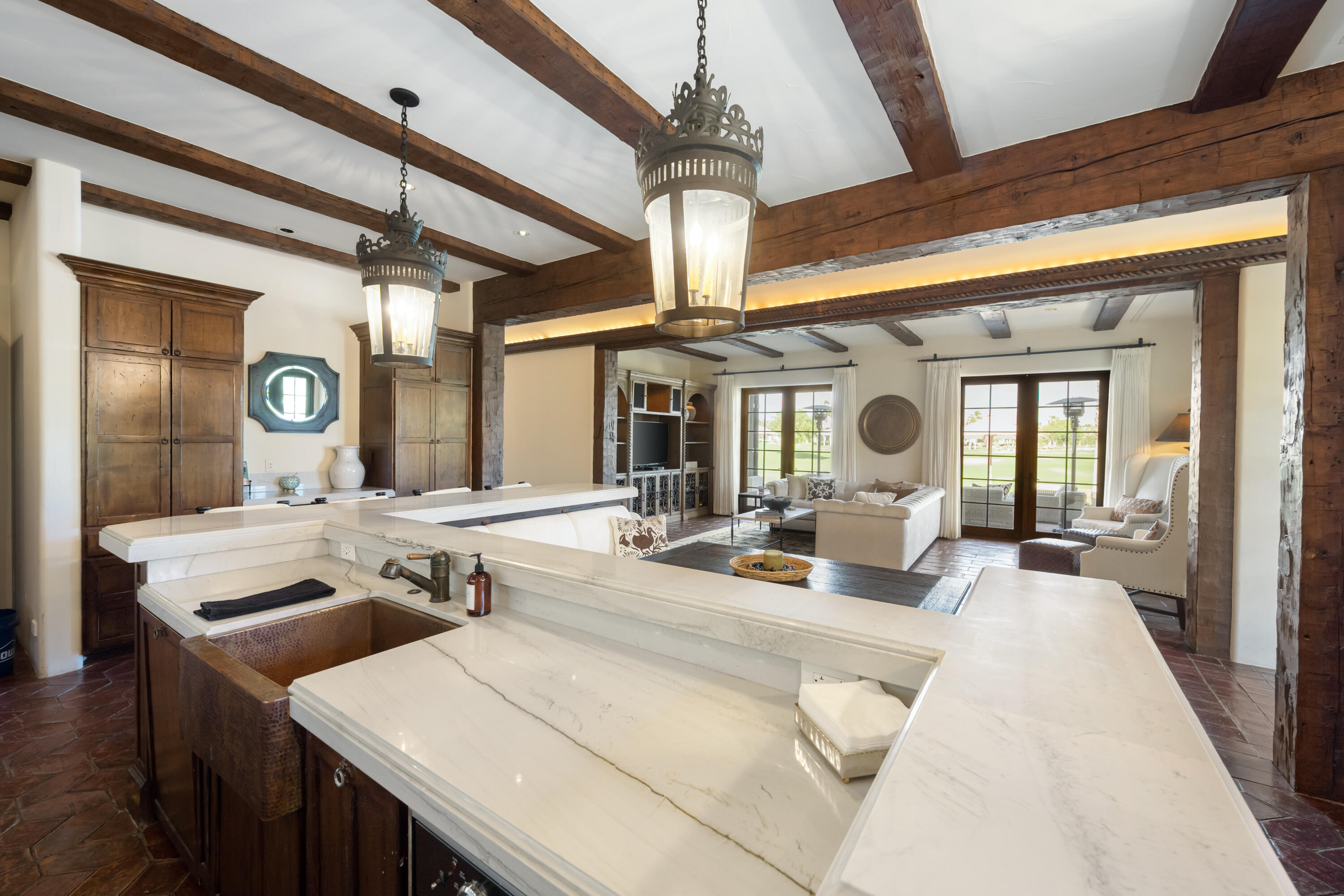 53760 Via Palacio La Quinta, CA 92253 - Photo 19 of 55 a living room with furniture and a large window