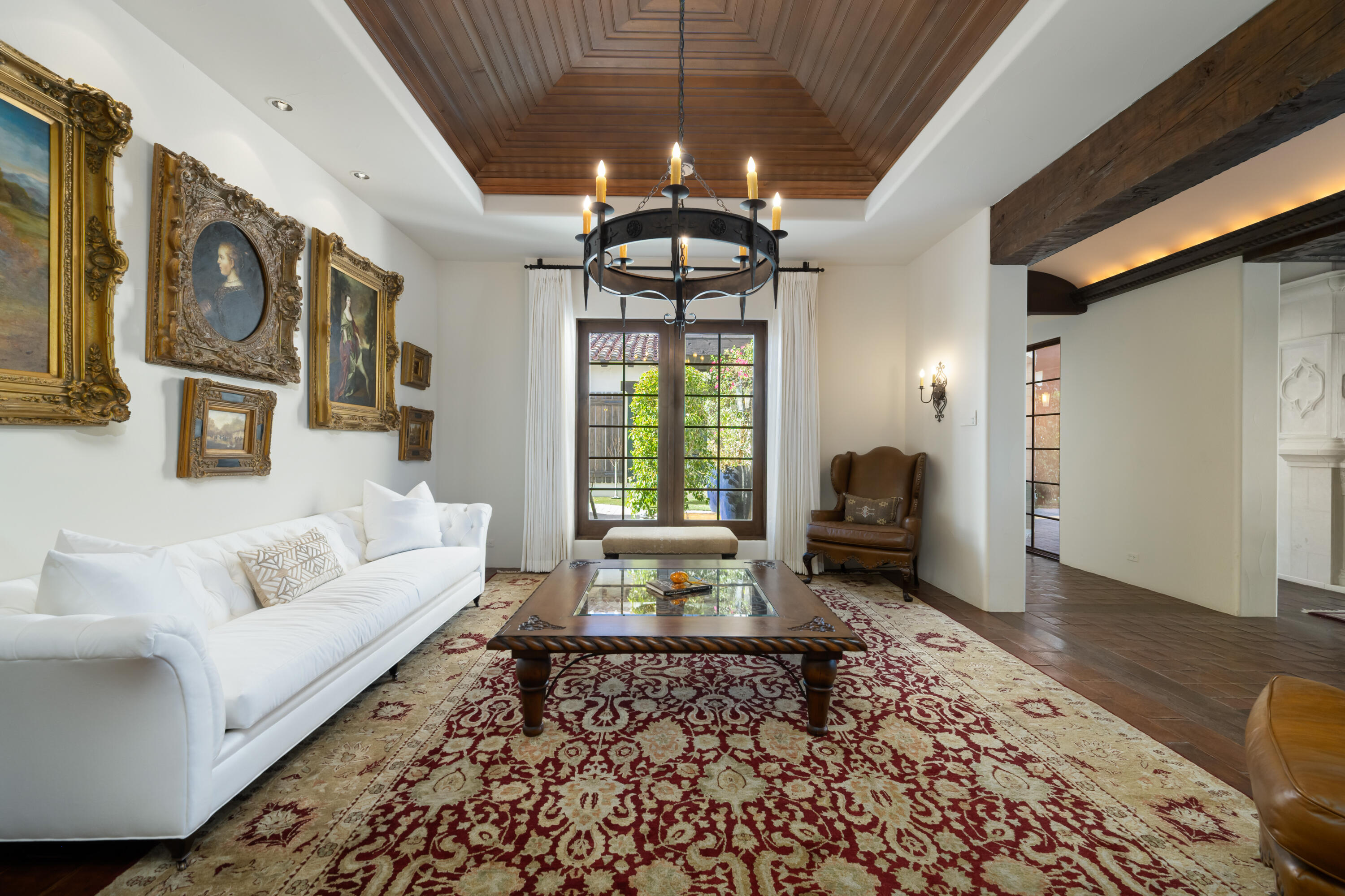 53760 Via Palacio La Quinta, CA 92253 - Photo 8 of 55 a living room with furniture and a chandelier