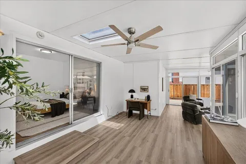 a view of wooden floor