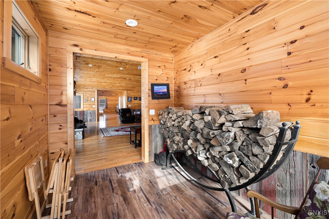 4873 Lawless Road Marcellus, NY 13108 - Photo 15 of 49 wood storage room