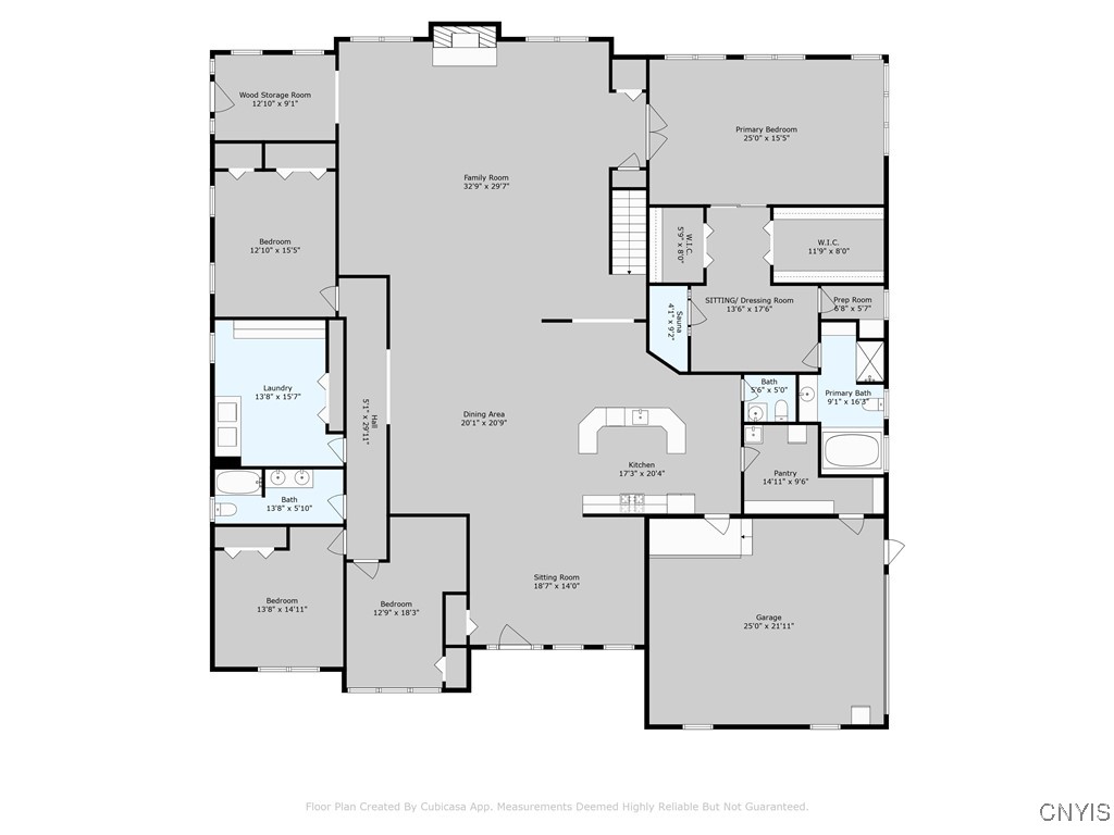 4873 Lawless Road Marcellus, NY 13108 - Photo 49 of 49 1ST LEVEL FLOOR PLAN