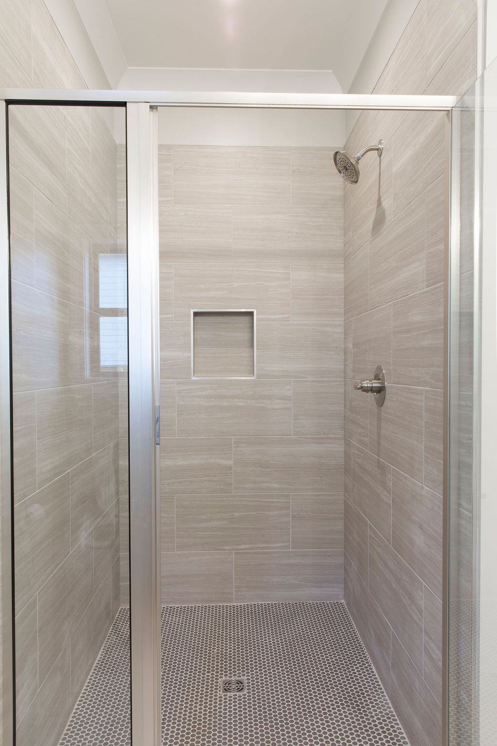 2348 Allen Ferry Road Smithville, TN 37166 - Photo 14 of 23 a bathroom with a glass shower door