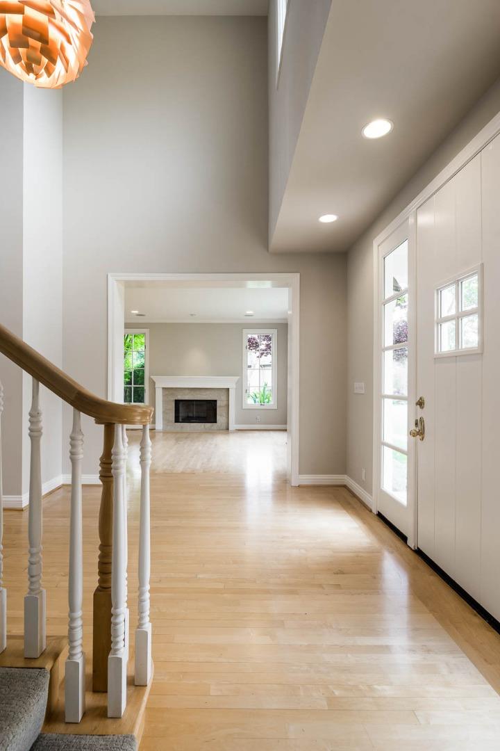 290 Gloria Circle Menlo Park, CA 94025 - Photo 8 of 41 a view of an empty room and a fireplace