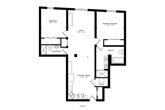 a picture of a floor plan