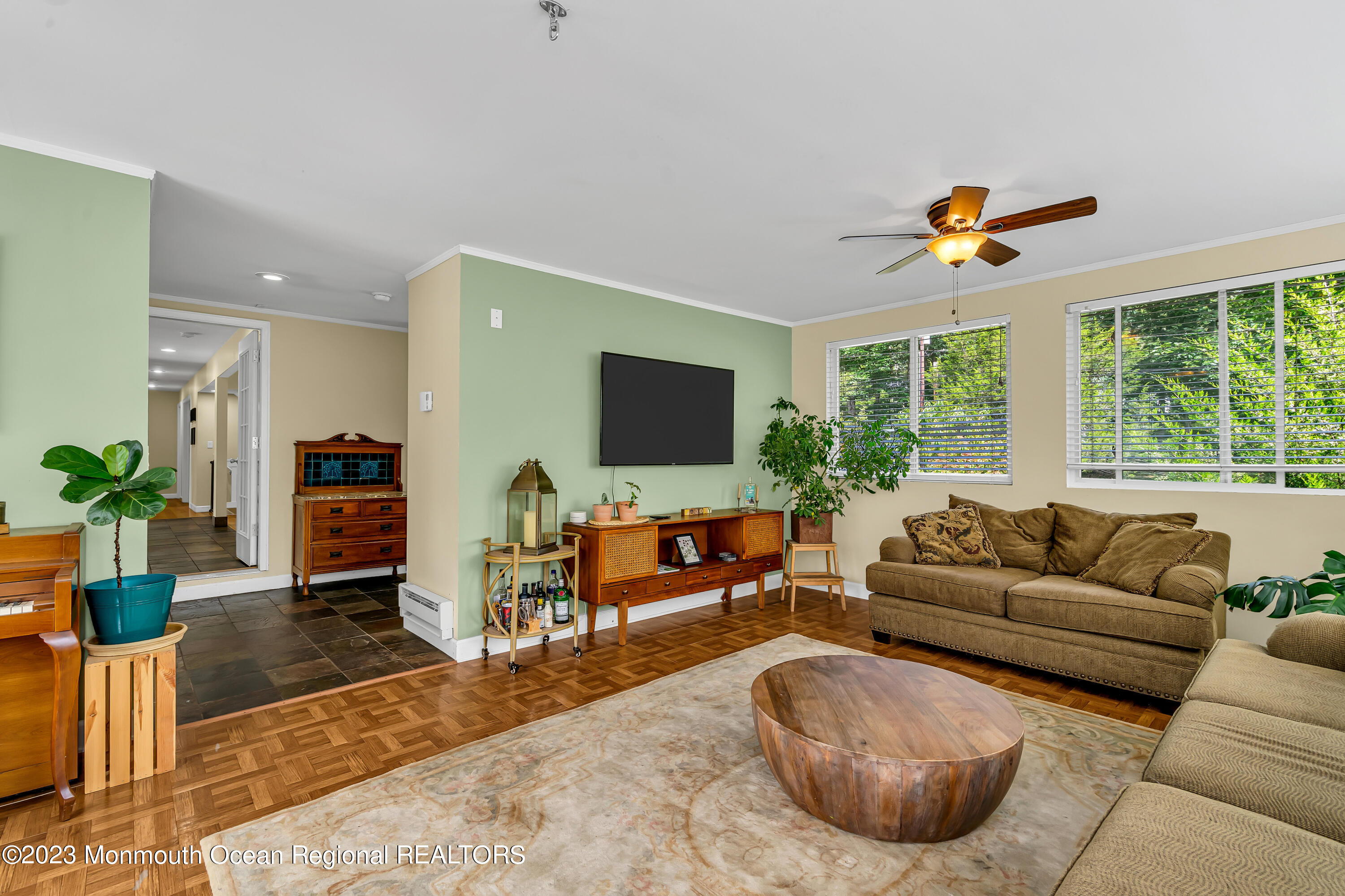 16 Bayberry Road Princeton, NJ 08540 - Photo 10 of 13 a living room with furniture tv and a large window