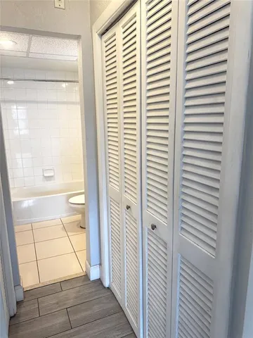 a view of a bathroom with a shower