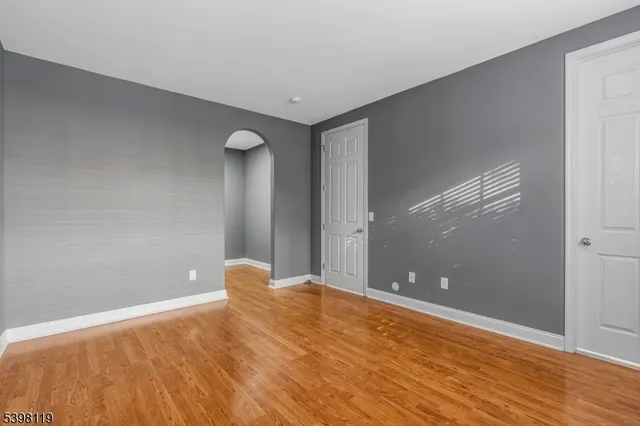 an aerial view of residential building and ocean