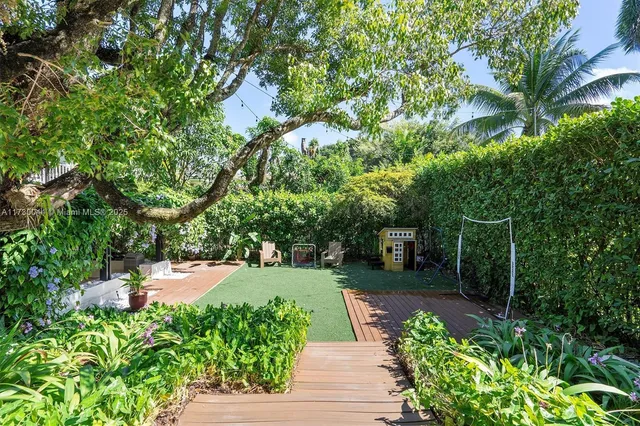 a view of yard with patio