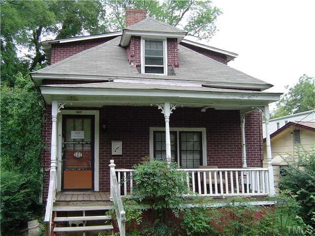 307 Heck Street Raleigh, NC 27601 - Photo 2 of 5 a view of a house with a small porch