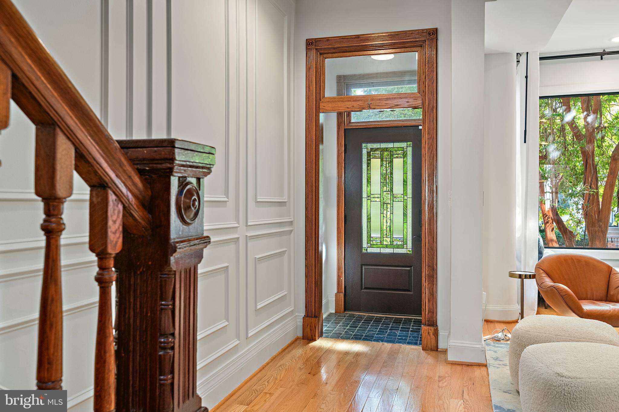 55 S Street Northwest Washington, DC 20001 - Photo 2 of 25 a view of an entryway with a livingroom