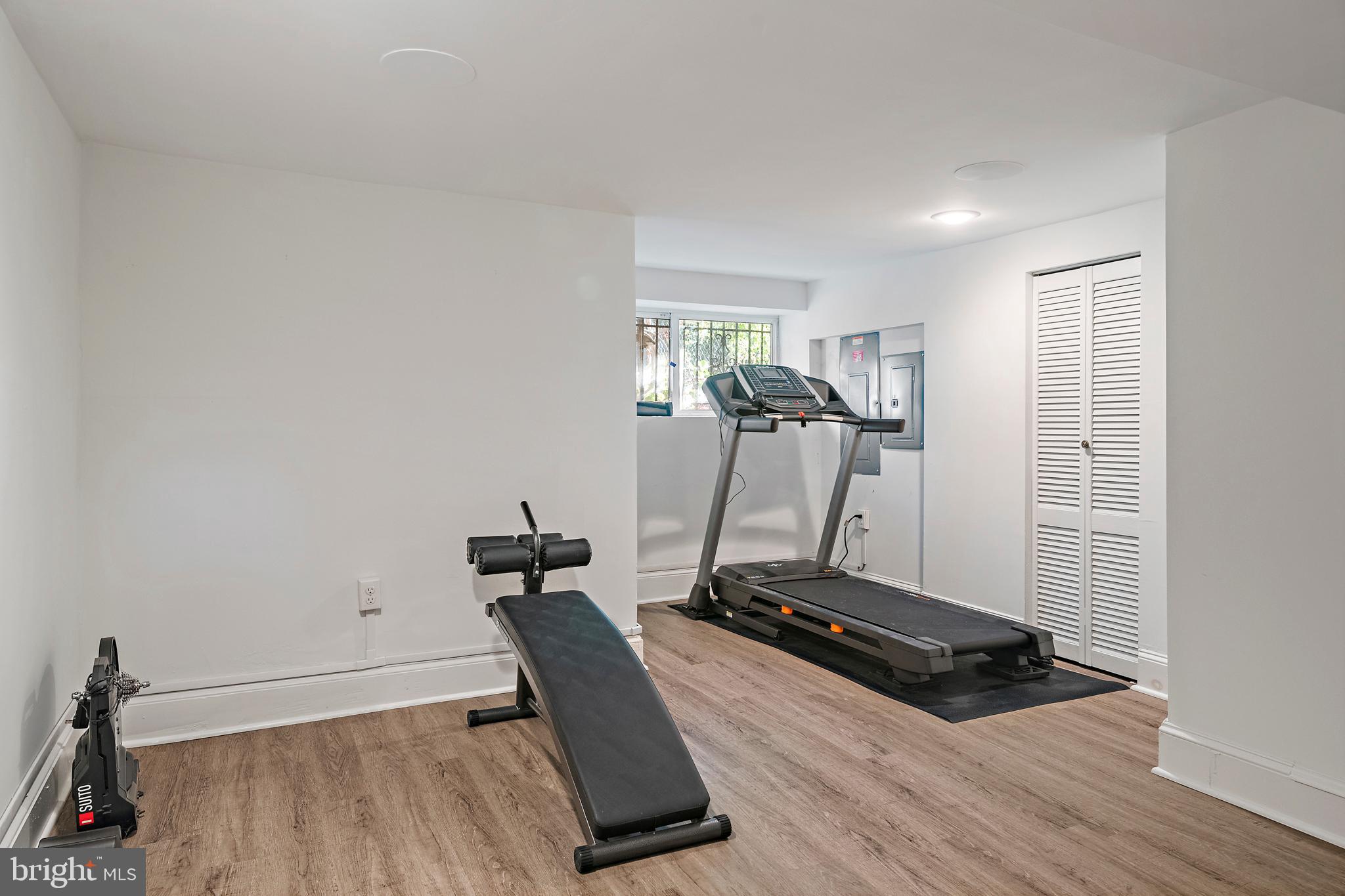 55 S Street Northwest Washington, DC 20001 - Photo 21 of 25 a view of a room with gym equipment
