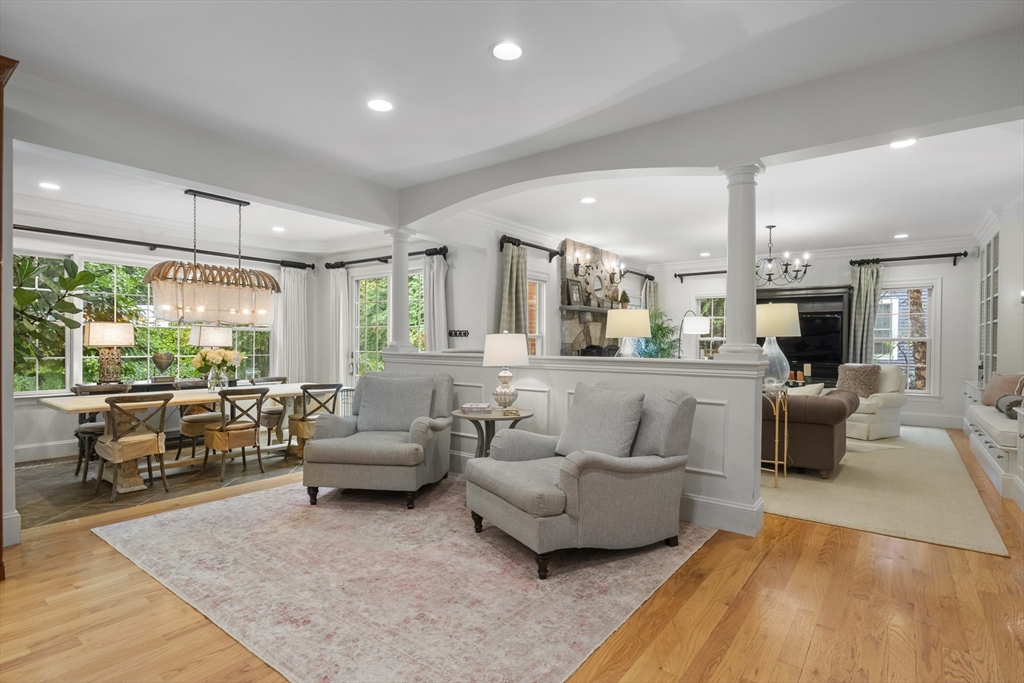 38 Longacre Road Needham, MA 02492 - Photo 19 of 42 a living room with furniture and a large window