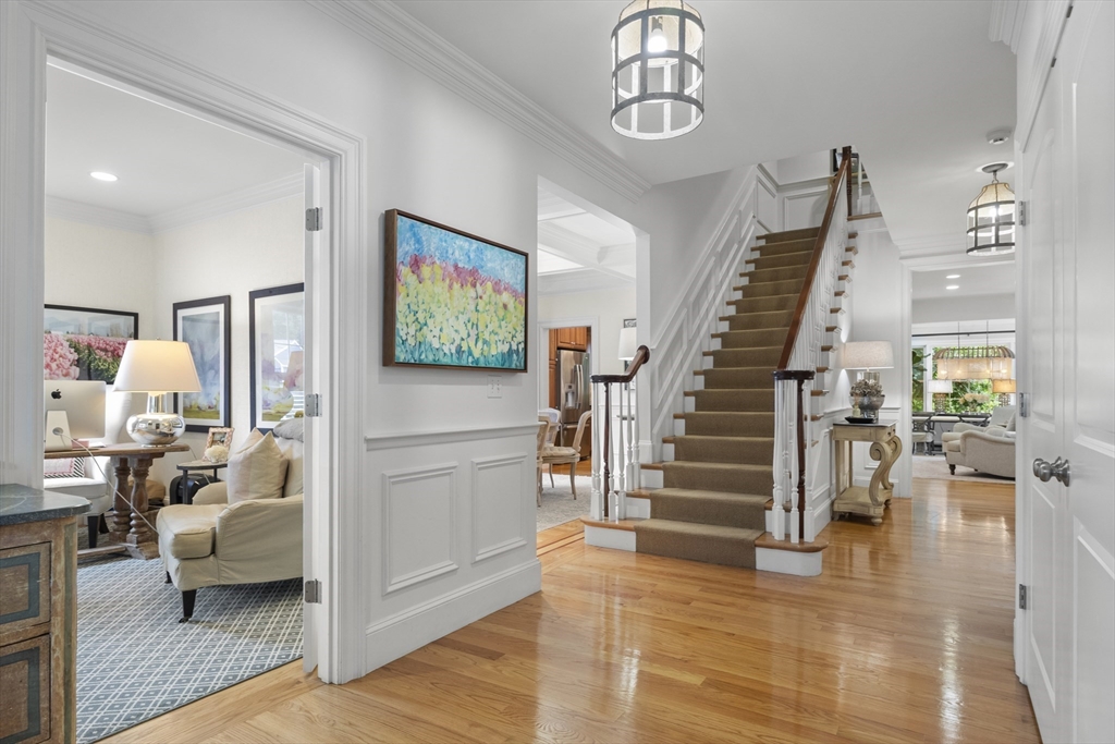 38 Longacre Road Needham, MA 02492 - Photo 8 of 42 a living room with furniture and a wooden floor