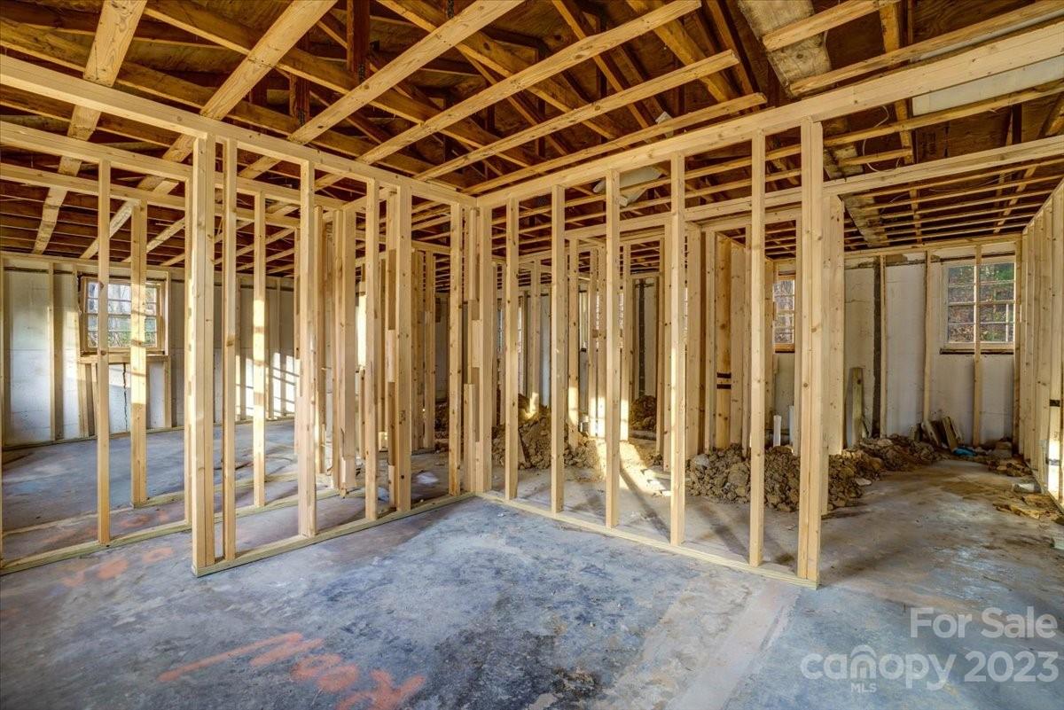 402 South Starr Street Dallas, NC 28034 - Photo 14 of 25 a view of a room with wooden walls