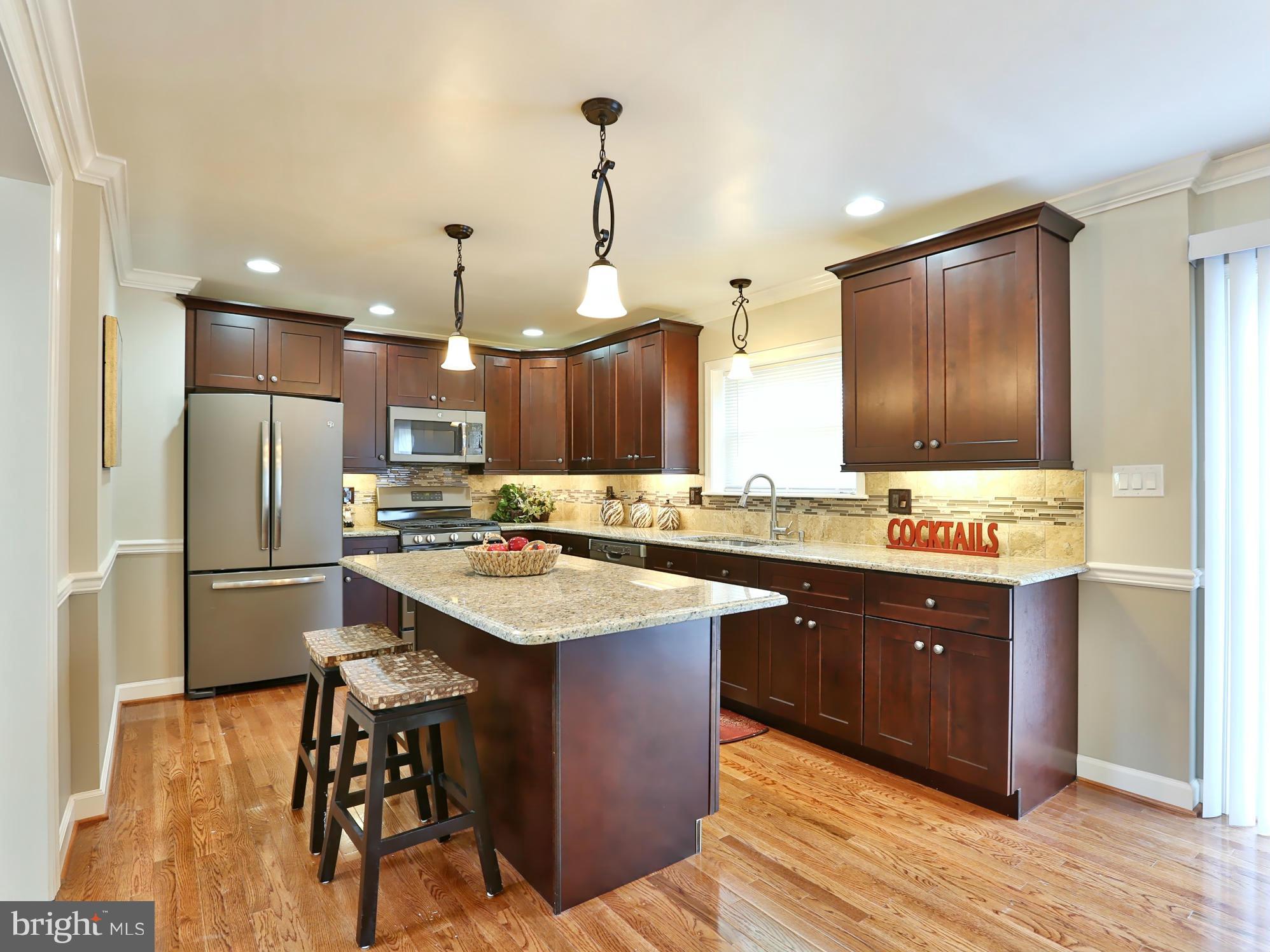 2017 Greengage Road Baltimore, MD 21244 - Photo 6 of 30 Kitchen With Island/Breakfast Bar