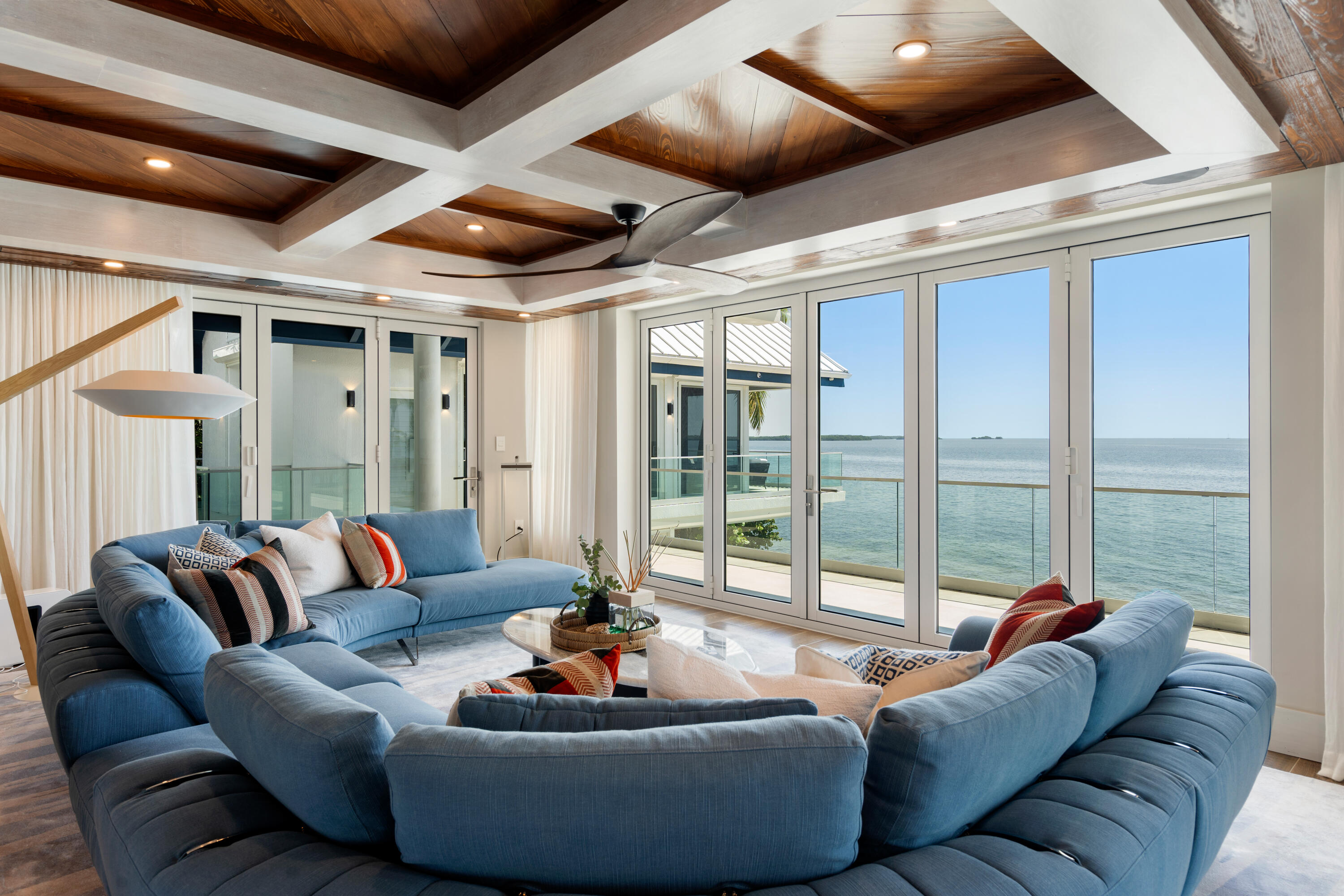 555 Ocean Cay Key Largo, FL 33037 - Photo 7 of 46 a living room with furniture and a large window