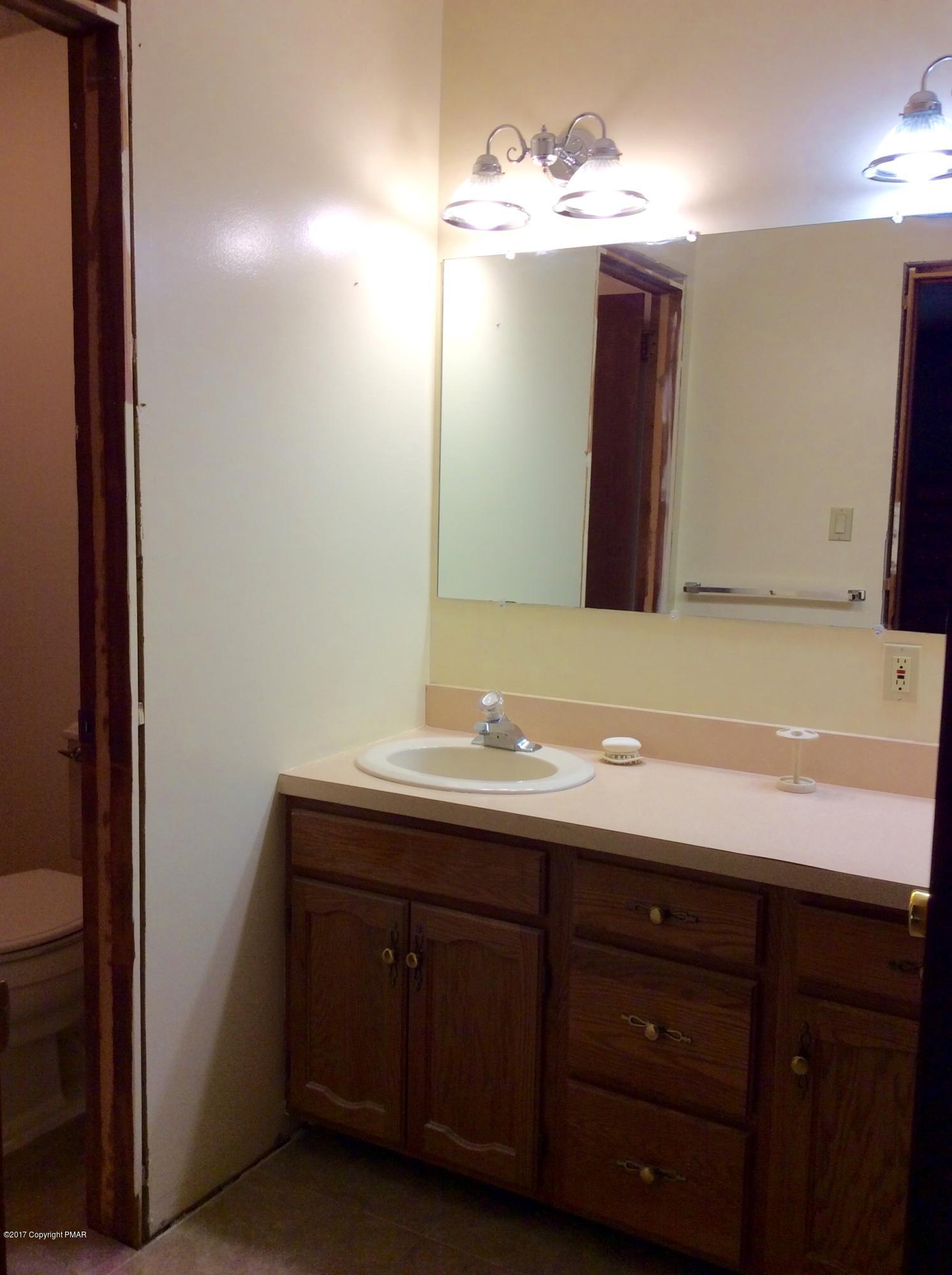 2125 Laurel Ridge Road East Stroudsburg, PA 18302 - Photo 31 of 54 a bathroom with a sink and a mirror
