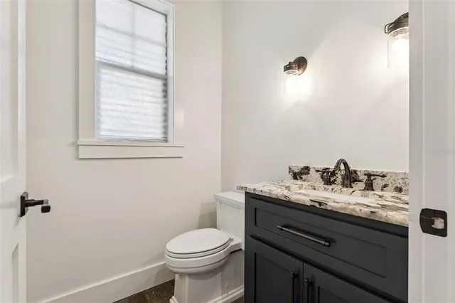 a view of storage room with racks on the wall