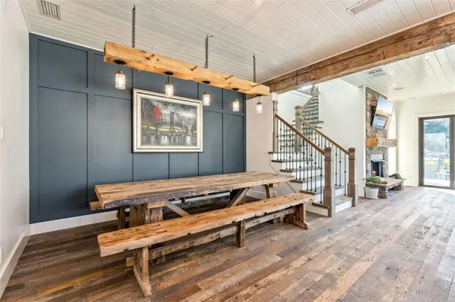 a bedroom with furniture and window