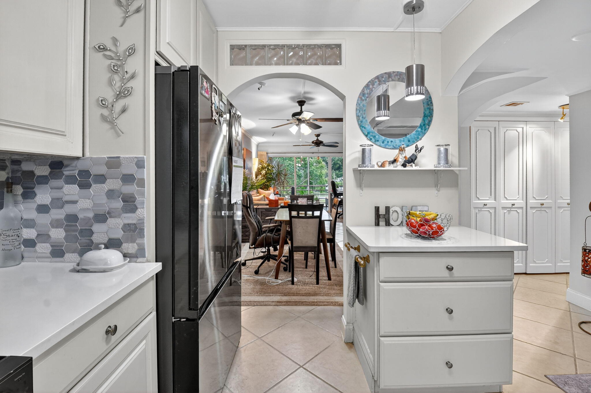 769 Jeffery Street, Unit 2203 Boca Raton, FL 33487 - Photo 11 of 59 View from Kitchen to Dining & Living