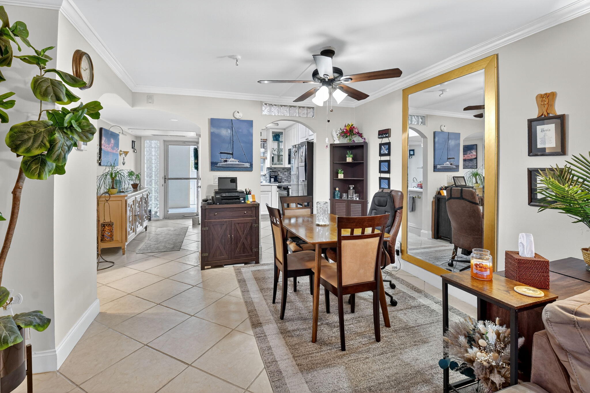 769 Jeffery Street, Unit 2203 Boca Raton, FL 33487 - Photo 19 of 59 View from Dining Rm to Kitchen