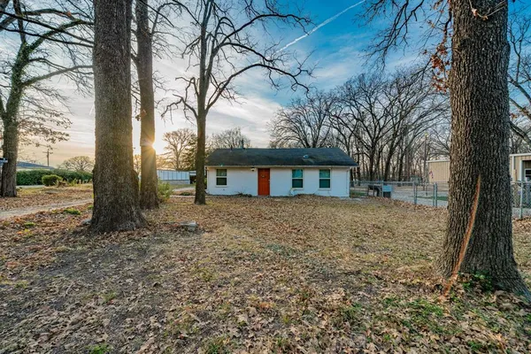 an aerial view of residential house with outdoor space