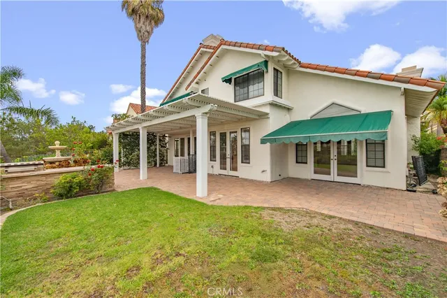 a view of a patio with a patio