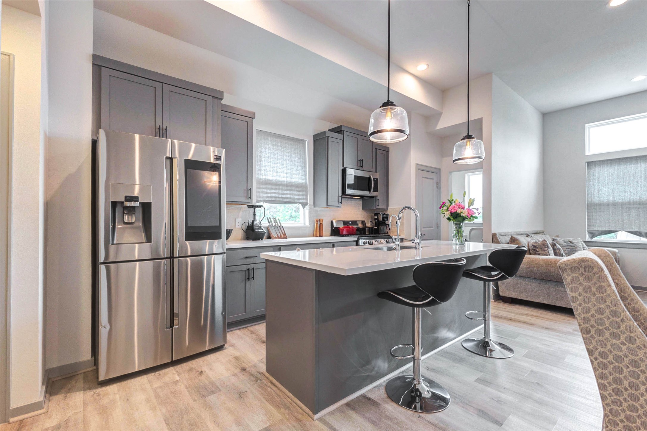 4502 Buck Street Houston, TX 77020 - Photo 15 of 27 You won't miss a minute of the action in this kitchen!