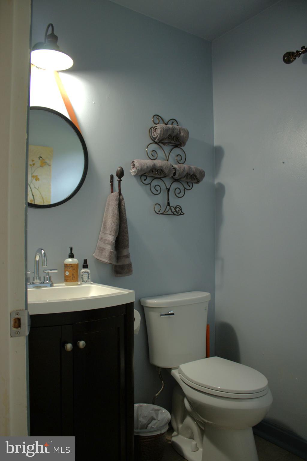 3910 Oaklawn Road Fort Washington, MD 20744 - Photo 9 of 17 a bathroom with a toilet sink and mirror