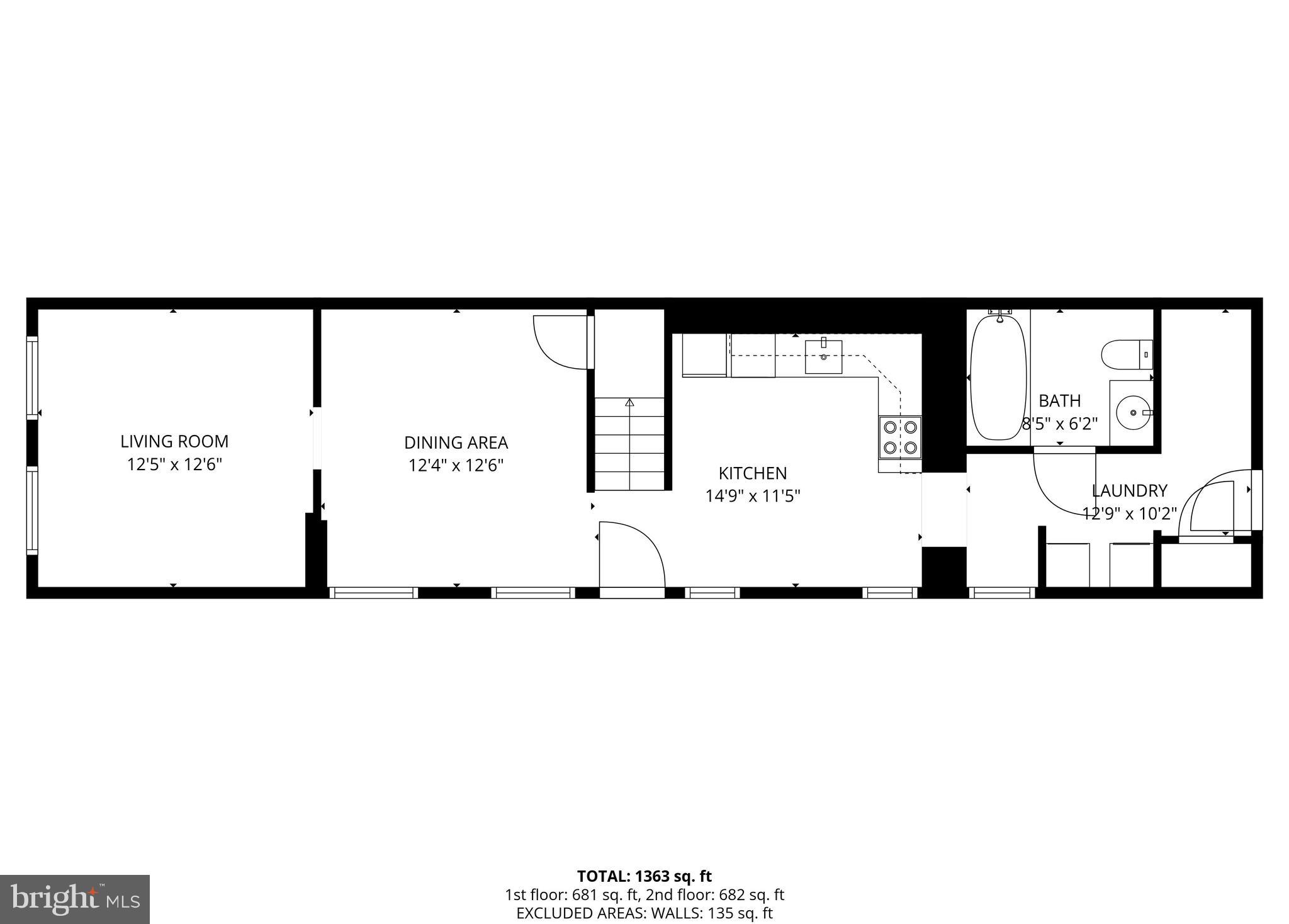 38 North Main Street Spring City, PA 19475 - Photo 22 of 24 Main level floorplan