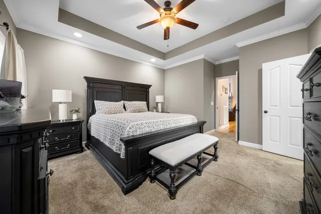 a view of a road with snow on the road