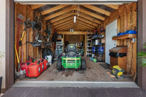 a view of a chairs and tables in patio
