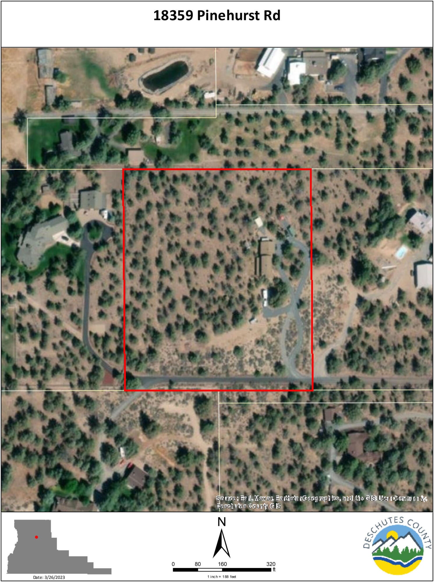 18359 Pinehurst Road Bend, OR 97703 - Photo 34 of 37 18359 Pinehurst Property Lines