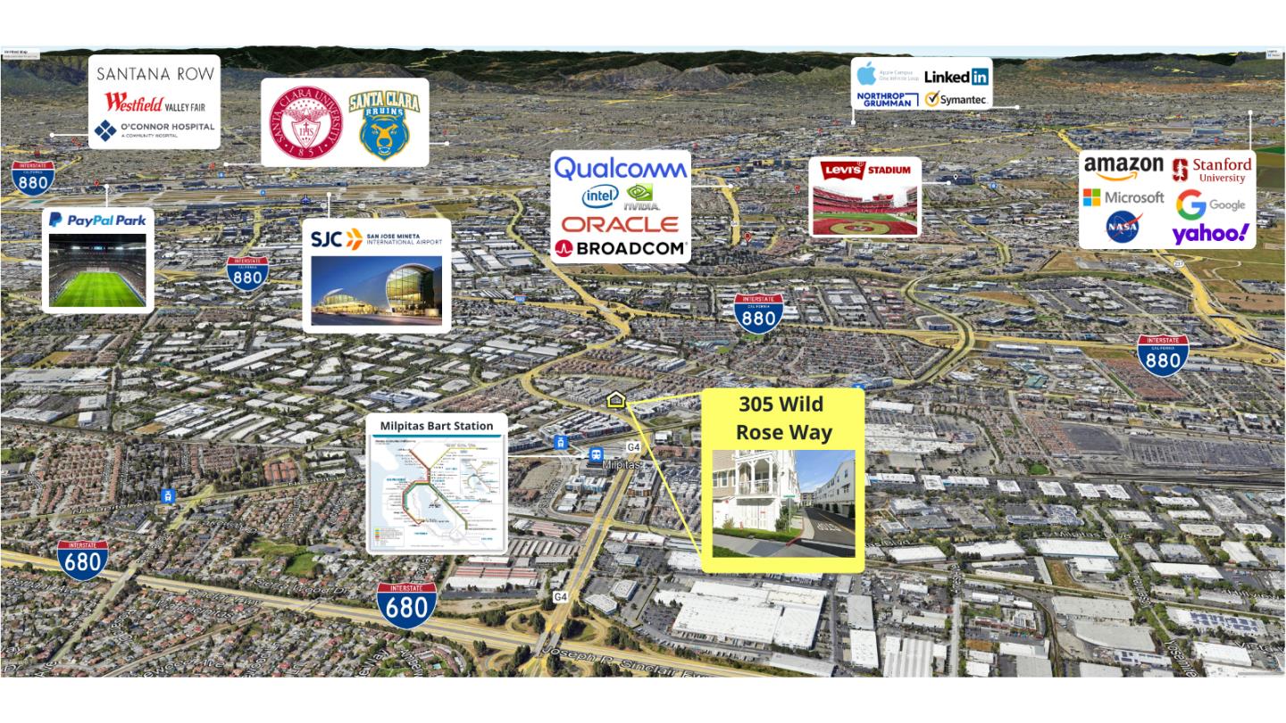 305 Wild Rose Way Milpitas, CA 95035 - Photo 31 of 41 a street sign that is on the wall