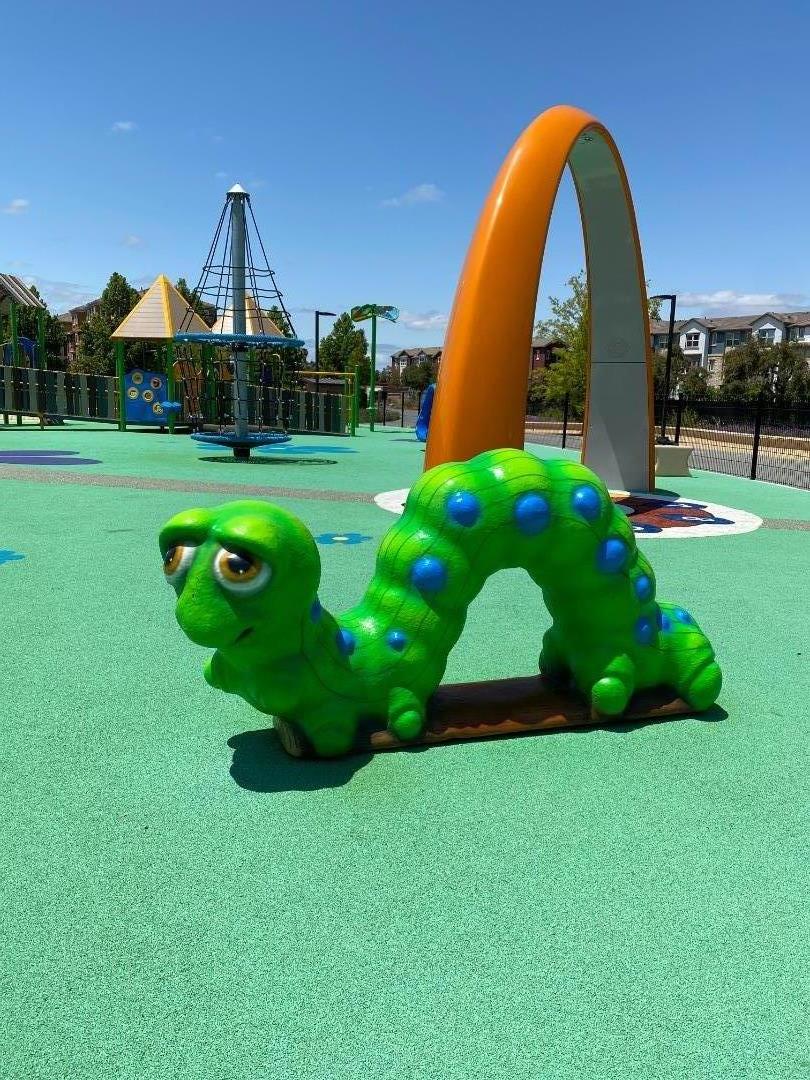 305 Wild Rose Way Milpitas, CA 95035 - Photo 40 of 41 a view of a garden with a slide