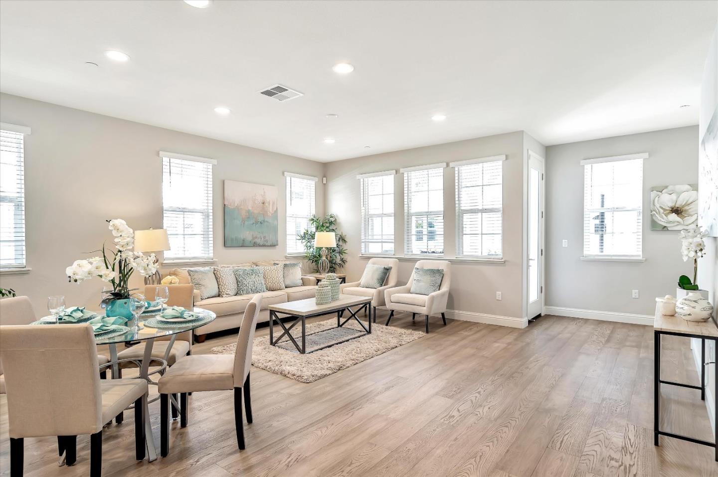 305 Wild Rose Way Milpitas, CA 95035 - Photo 8 of 41 a living room with furniture and wooden floor