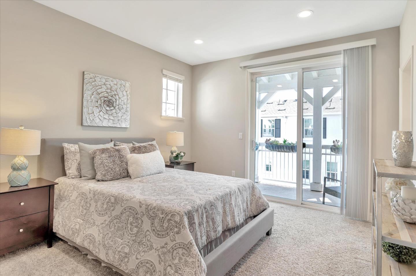 305 Wild Rose Way Milpitas, CA 95035 - Photo 10 of 41 a bedroom with a large bed and a tv