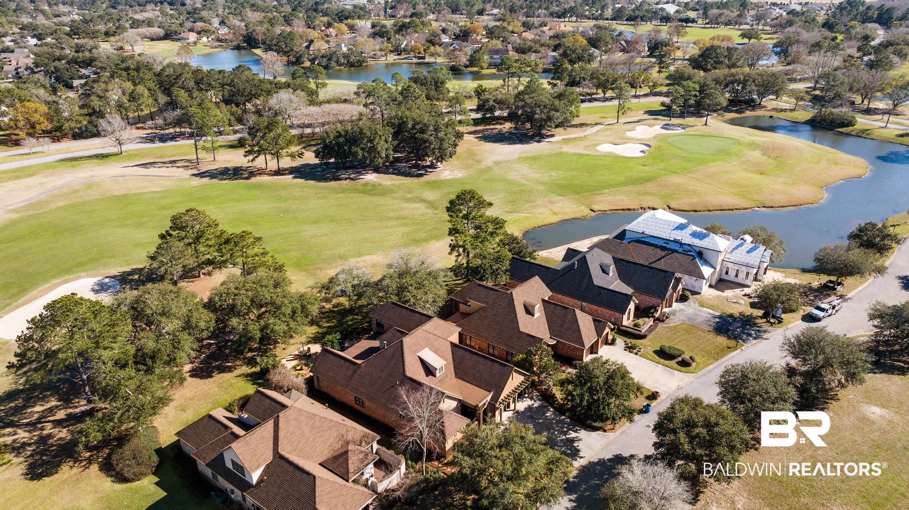 3613 Old Park Road Gulf Shores, AL 36542 - Photo 68 of 72 Drone / aerial view featuring view of golf course, a water view, and a residential view