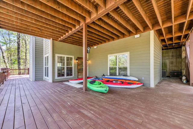 a front view of a house with an empty space