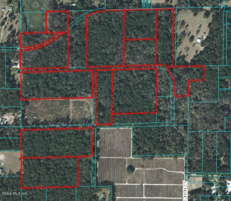 Aerial with all parcels