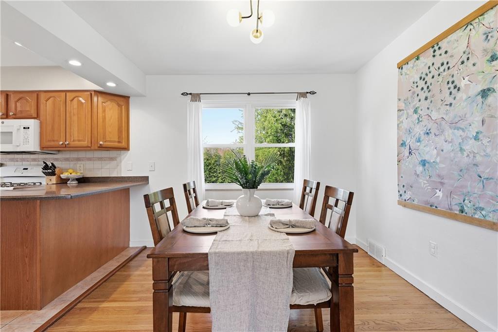 835 Wible Run Road Pittsburgh, PA 15209 - Photo 11 of 50 a view of a dining room with furniture window and outside view