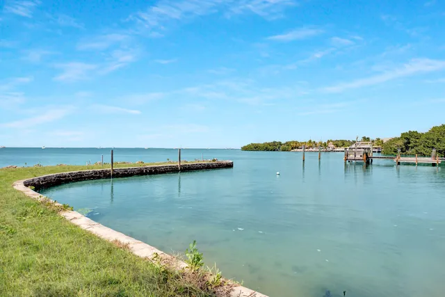 a view of a water yard and an outdoor seating
