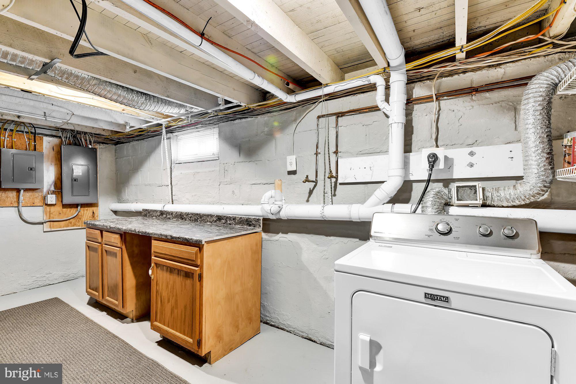 7339 Gunpowder Road Baltimore, MD 21220 - Photo 18 of 34 Freshl painted laundry w/ folding counter space