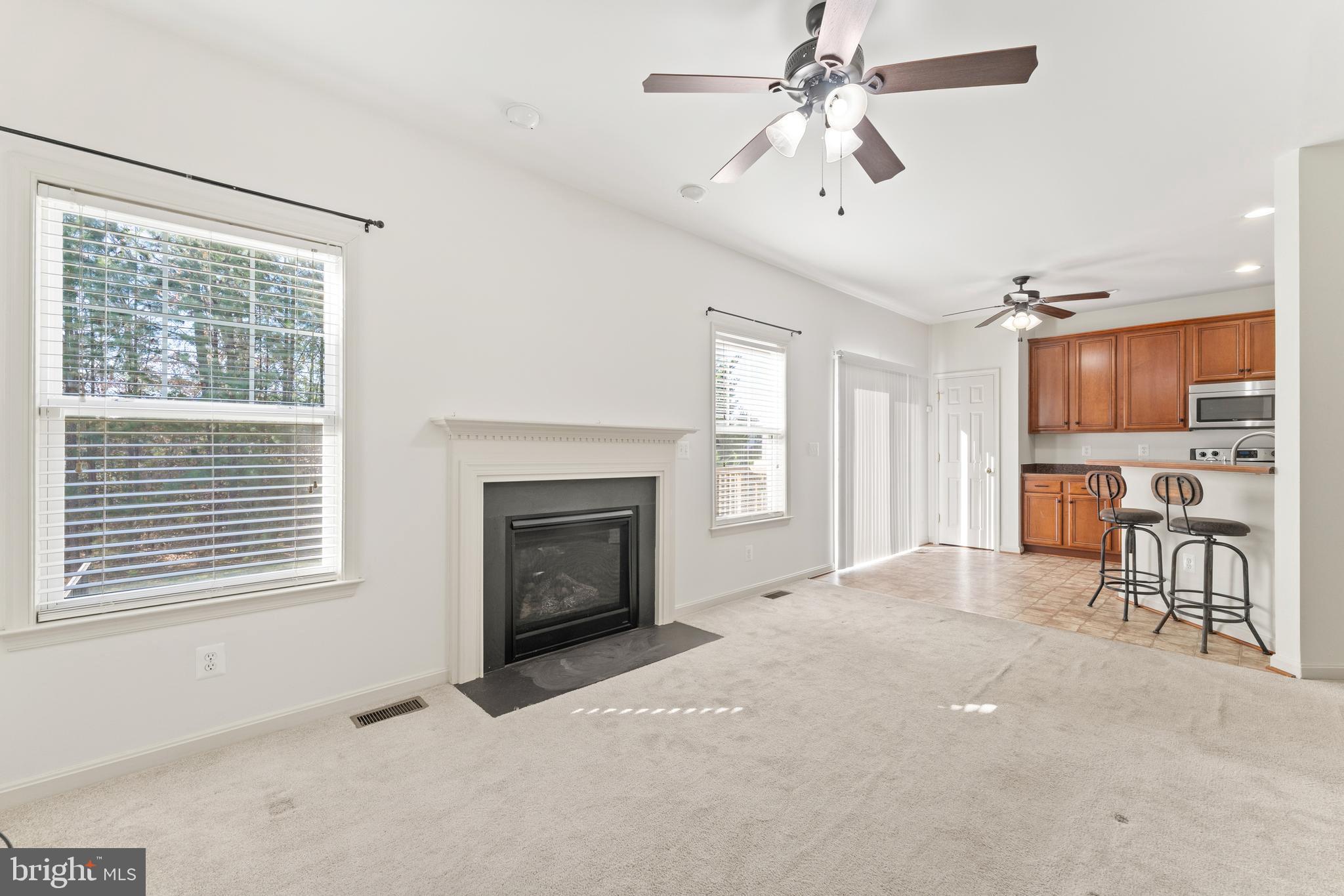 18350 Congressional Circle Ruther Glen, VA 22546 - Photo 17 of 55 a view of empty room with a fireplace and fan