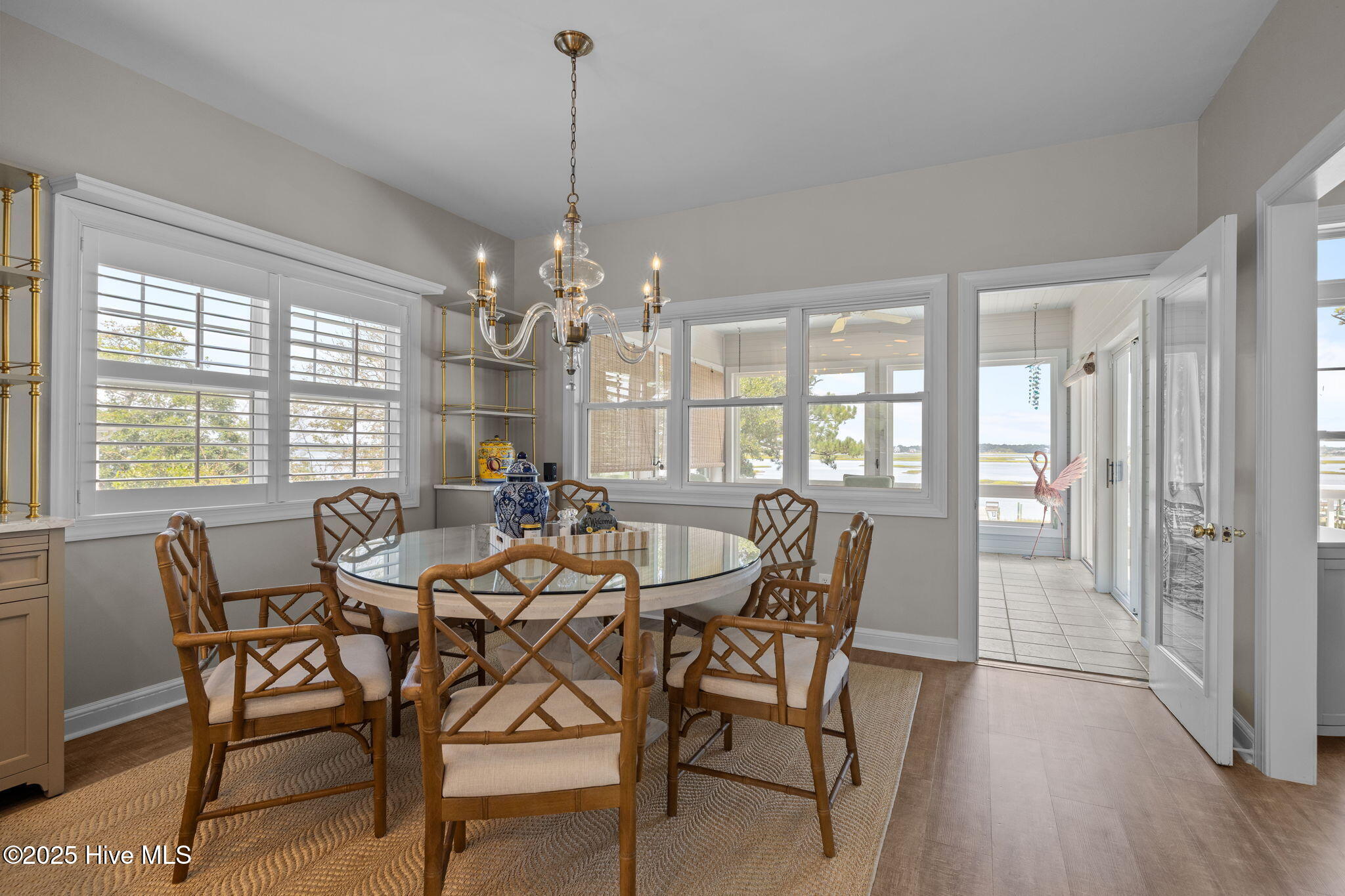 9920 Bluff Road Emerald Isle, NC 28594 - Photo 10 of 63 Dining opens to sunroom